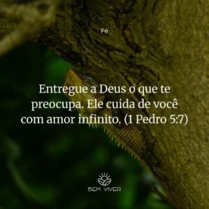 Deus cuida das suas preocupações Deus cuida das suas preocupações