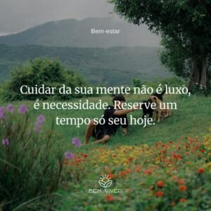 Sua saúde mental merece atenção Sua saúde mental merece atenção